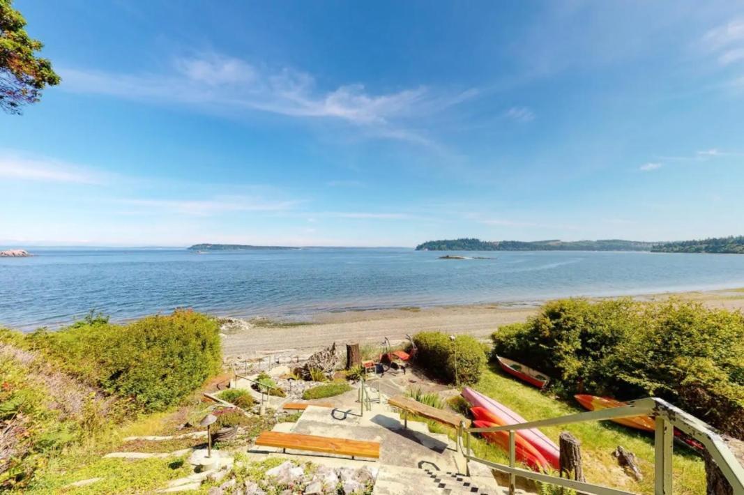 Puget Sound Chic Romantic Cottage With Private Beach Access & Gated Entry Port Ludlow ภายนอก รูปภาพ